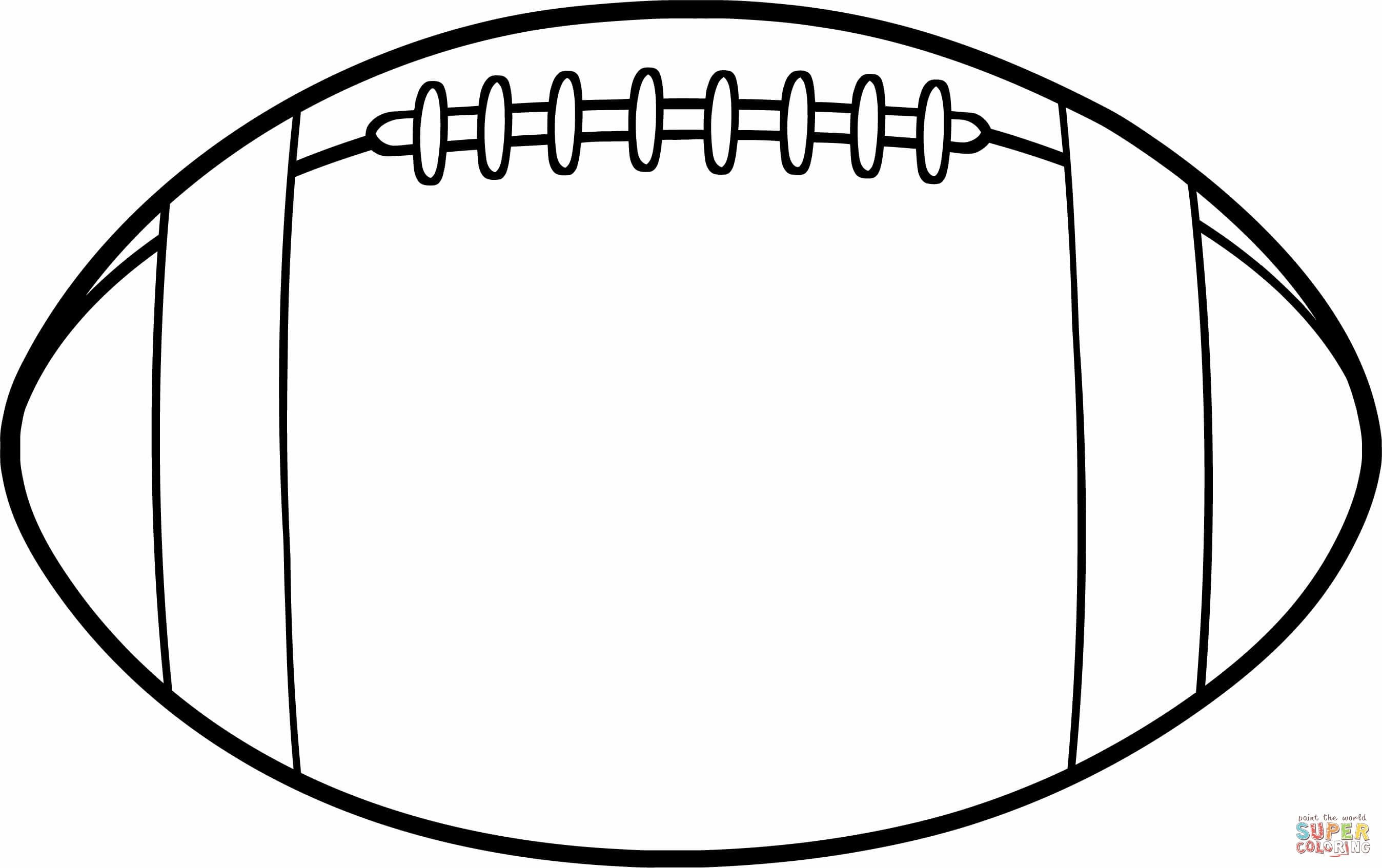 Coloring Pages : Coloring Pages Free Online Football Printable - Free Printable Football Templates