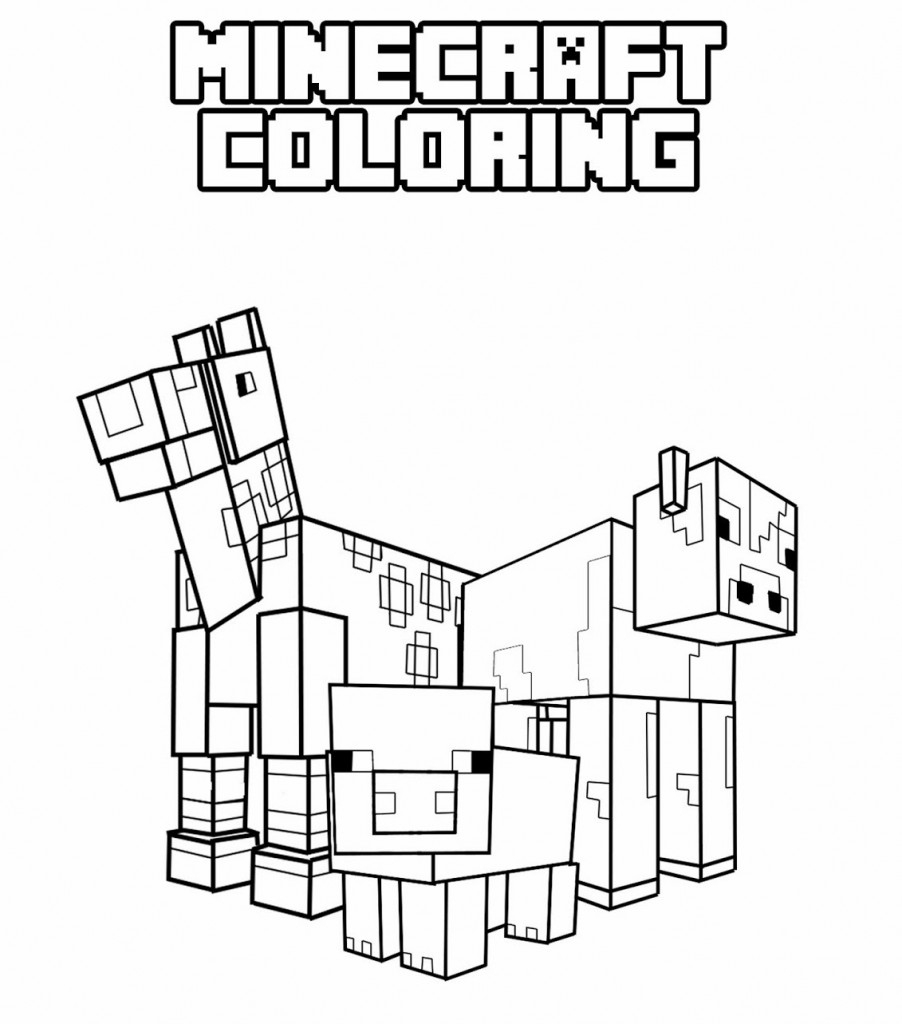 Coloring Pages : Coloring Pagesintable Minecraft Fabulous Picture - Free Printable Minecraft Activity Pages