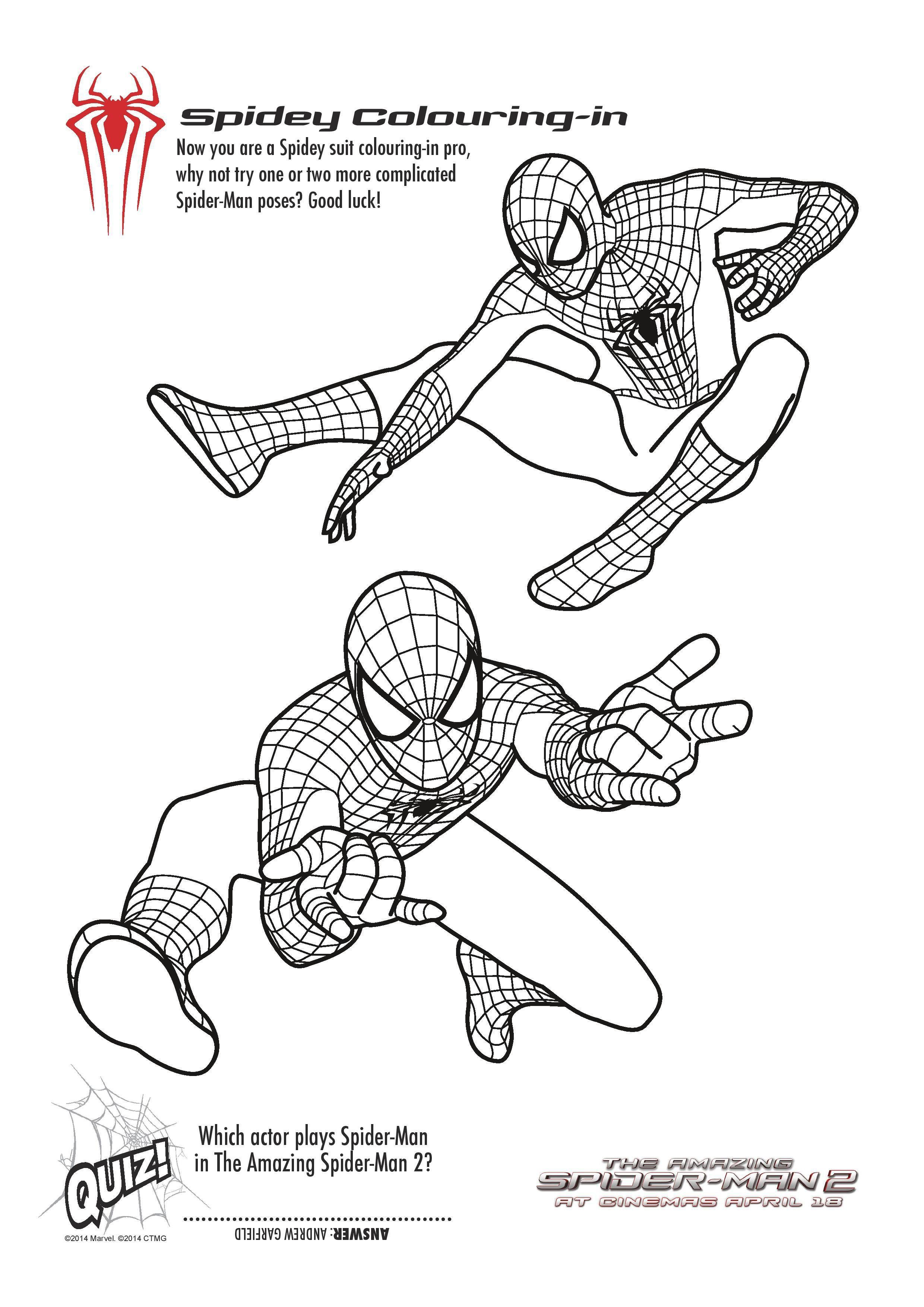 Coloring Pages : Coloringges Free Printable Spiderman Colouring And - Free Printable Spiderman Coloring Pages