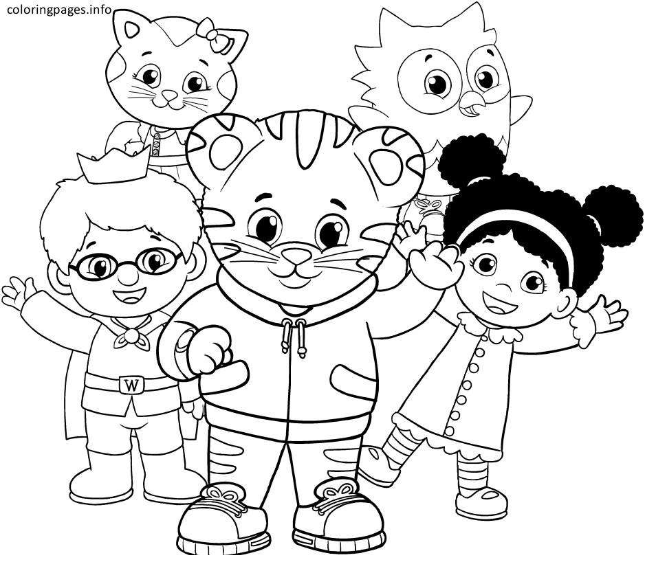 Coloring Pages ~ Daniel Tiger Coloring Pages With Image 58 Daniel - Free Printable Daniel Tiger Coloring Pages