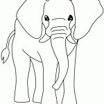 Coloring Pages : Elephant Coloring Book Pages Page Of An Staggering   Free Printable Elephant Images