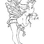 Coloring Pages Fairies Realistic Fairy For Adults Free Books 1275   Free Printable Coloring Pages Fairies Adults