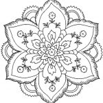 Coloring Pages : Flower Coloring Pages Mandala Great Free Clipart   Free Printable Flower Coloring Pages For Adults