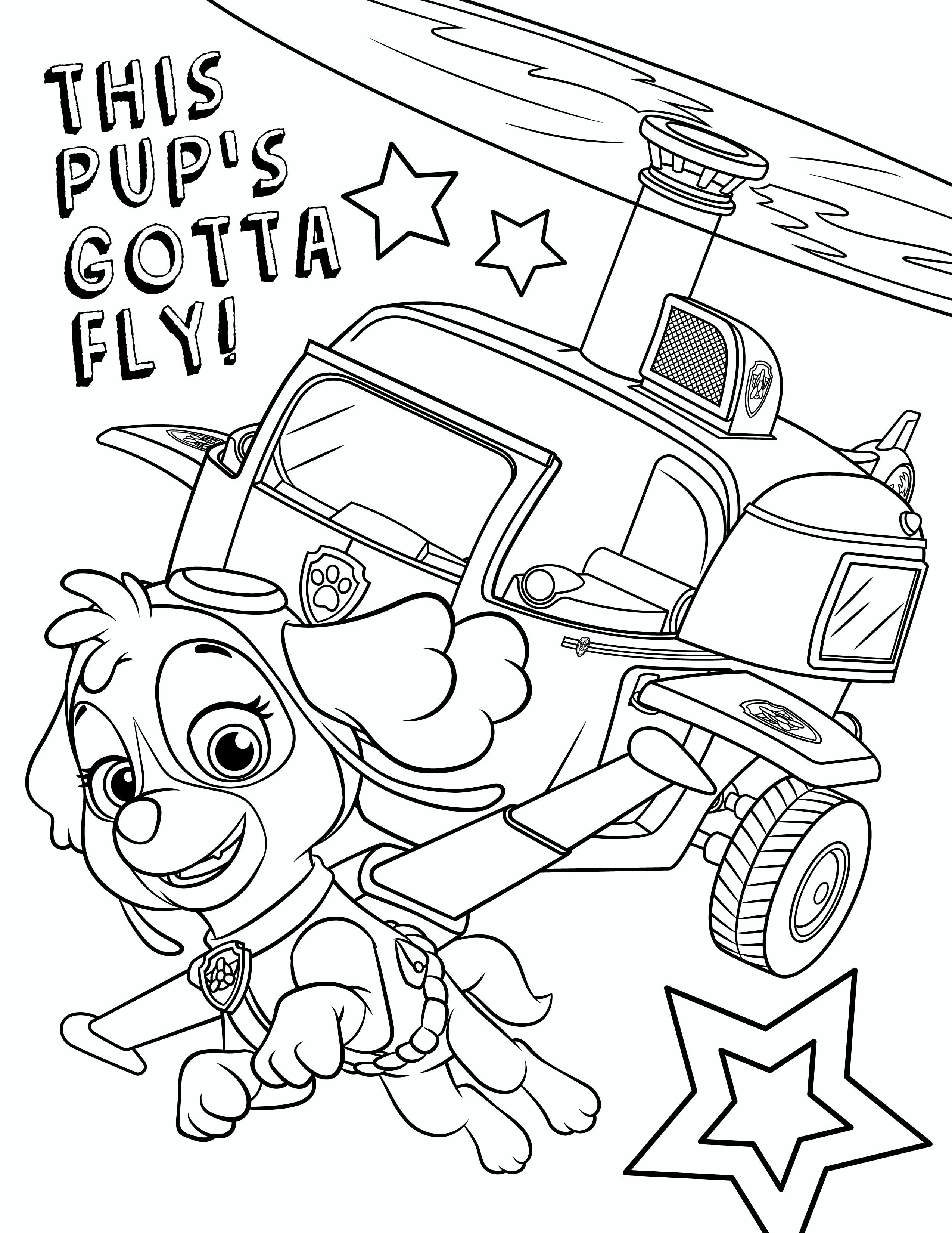 Coloring Pages : Free Paw Patrol Coloring Pages Party Ideas - Free Printable Paw Patrol Coloring Pages