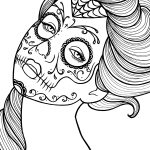 Coloring Pages : Free Printable Day Of The Coloring Book Page   Free Printable Day Of The Dead Coloring Pages
