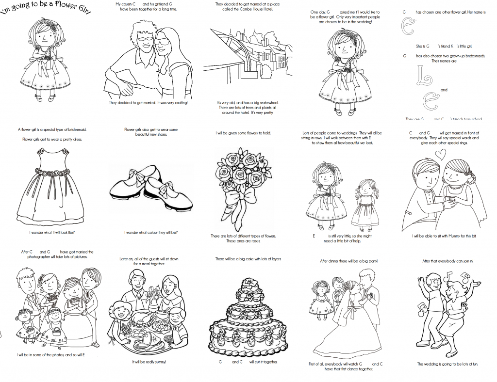 Coloring Pages ~ Free Printable Wedding Coloring Book Pages With - Wedding Coloring Book Free Printable