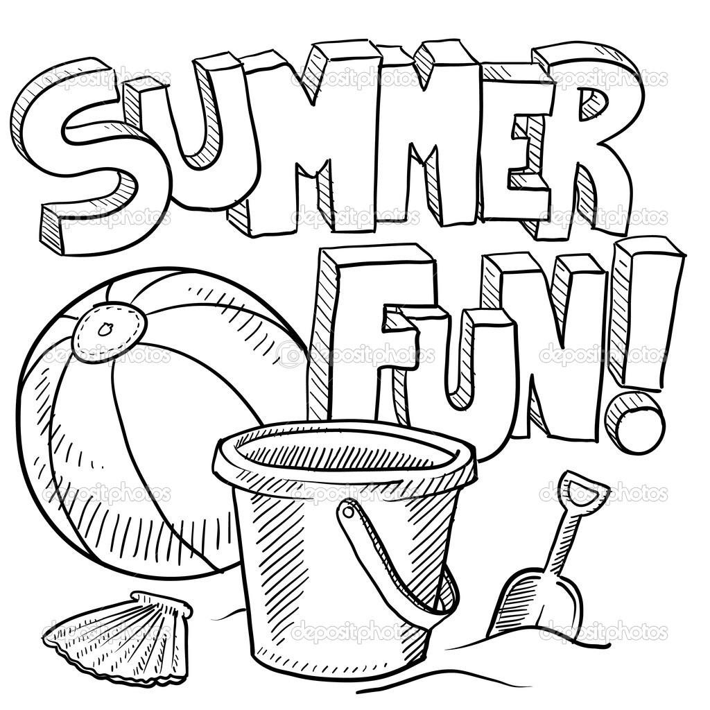 Coloring Pages : Free Summer Coloring Pages For Kids Free Summer - Summer Coloring Sheets Free Printable