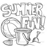 Coloring Pages : Free Summer Coloring Pages For Kids Printable Theme   Free Printable Summer Coloring Pages For Adults