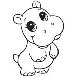 Coloring Pages Hippo #47256   Free Printable Hippo Coloring Pages