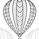 Coloring Pages : Hot Air Balloon Adult Free Printable Colouring Page   Free Printable Pictures Of Balloons