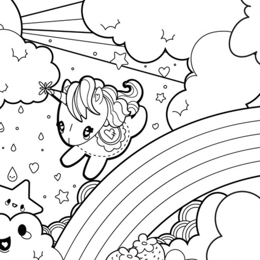 Coloring Pages : Kids Coloringn Pages Cute At Getcolorings Com Free - Free Printable Unicorn Coloring Pages