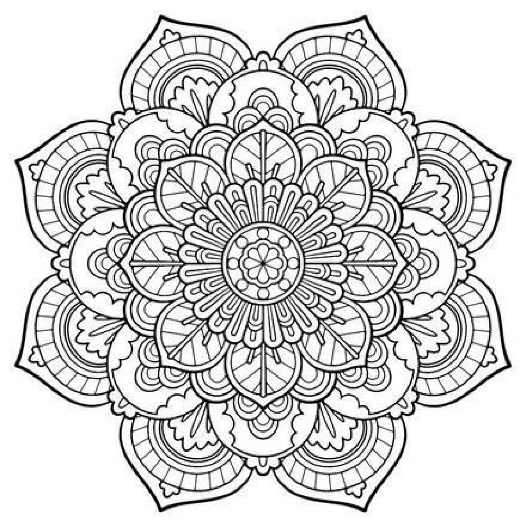 Coloring Pages Mandala Engaging Free Printable Mandalas 18 - Free Printable Mandalas