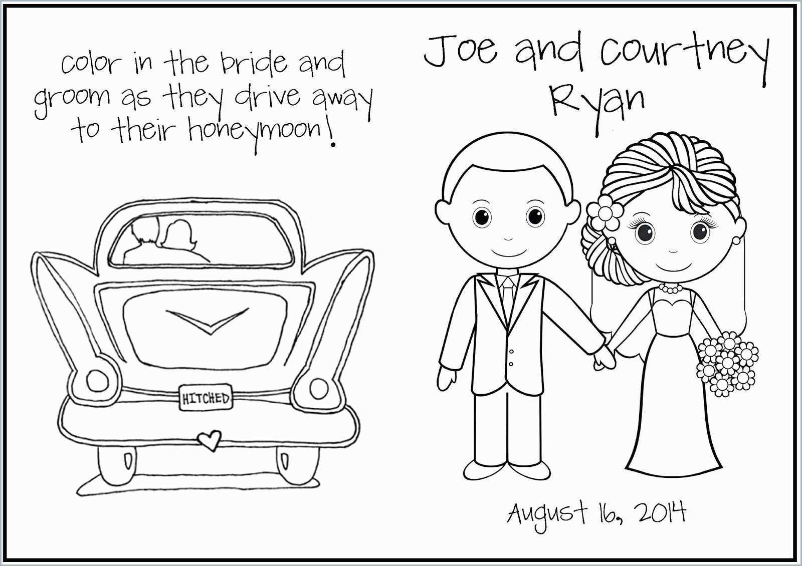 Coloring Pages : Marvelous Free Wedding Coloring Book Image - Wedding Coloring Book Free Printable