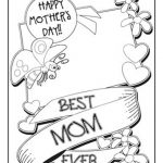 Coloring Pages ~ Mothers Day Coloring Pages Printable Cards Free   Free Printable Mothers Day Coloring Cards