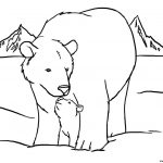 Coloring Pages : Polar Bear Coloring Pages Extraordinary Picture   Polar Bear Printable Pictures Free