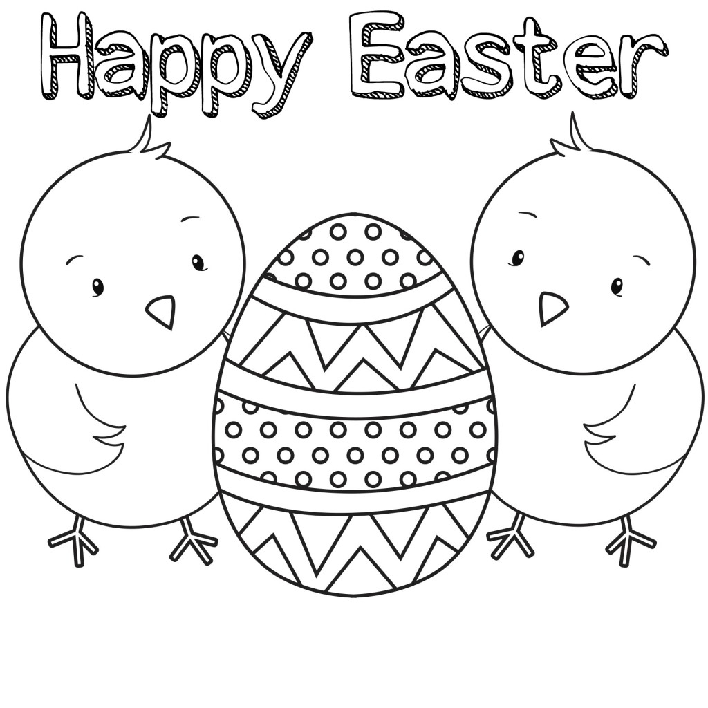 Coloring Pages : Printable Easter Sunday Colorings For Kids Pdf Eggs - Free Printable Easter Pages