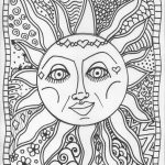 Coloring Pages : Trippy Coloring Pages Sun Coloringstar Adult For   Free Printable Trippy Coloring Pages