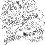 Coloring Pages : Well Bless Your Little Heart Free Swear Word   Swear Word Coloring Pages Printable Free