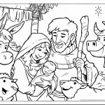 Coloring Picture Of Baby Jesus Baby In A Manger Coloring Pages   Free Printable Christmas Baby Jesus Coloring Pages