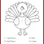 Colornumber Cornucopia | Preschool | Thanksgiving Activities For   Free Printable Thanksgiving Activities For Preschoolers