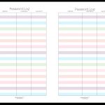Colourful Address Book And Password Log Printables   Free Printable Address Book Pages