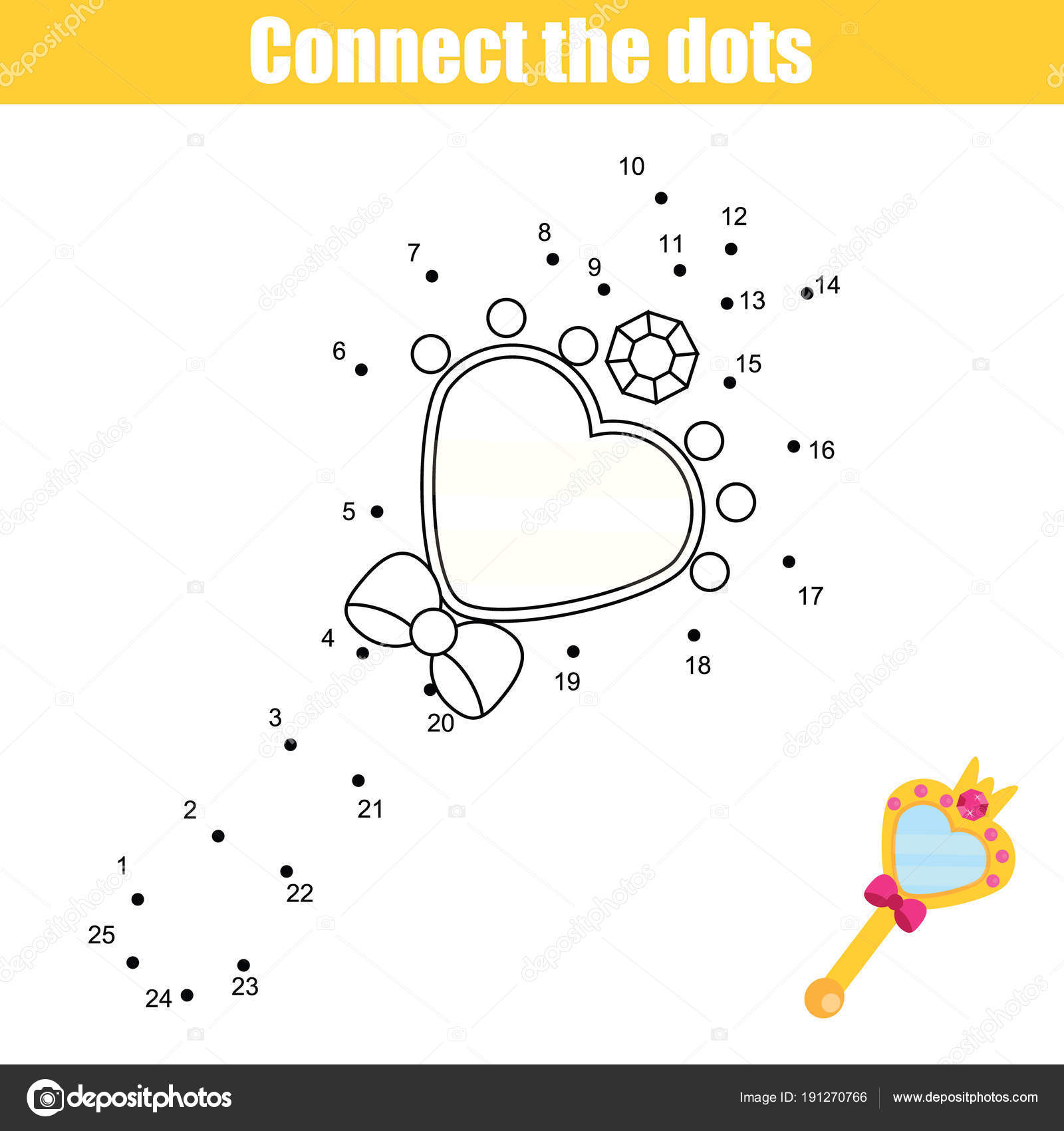 Connect Dots Children Educational Drawing Game Dot Dot Numbers Game - Free Printable Mirrored Numbers