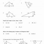 Converse Of The Pythagorean Theorem Worksheet | Lostranquillos   Free Printable Pythagorean Theorem Worksheets