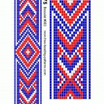 Cool Beading Loom Patterns Seed Bead Loom Bracelet 003 | Браслеты   Free Printable Loom Bracelet Patterns