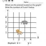 Coordinate Graph Worksheet   Free Kindergarten Math Worksheet For Kids   Free Printable Coordinate Graphing Pictures Worksheets