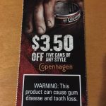 Copenhagen Coupon $3.50 Off Five Cans Of Any Style Copenhagen Coupon   Free Printable Copenhagen Coupons