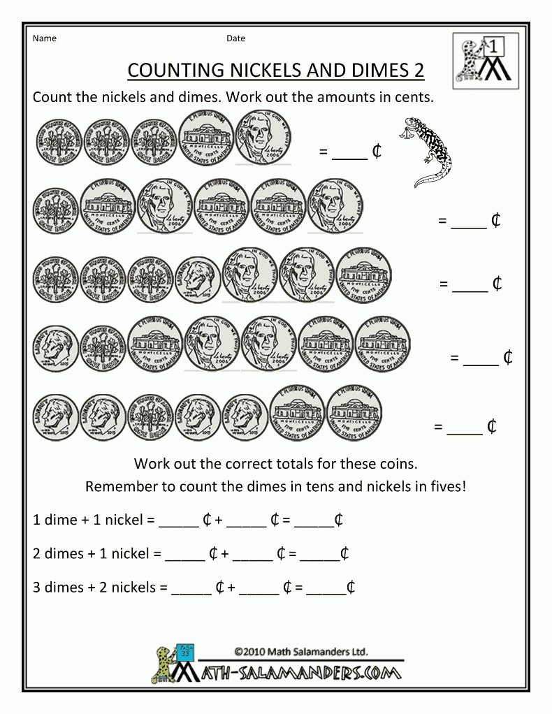 Counting Money Worksheets 1St Grade | Recipes | Pinterest | Money - Free Printable Money Worksheets