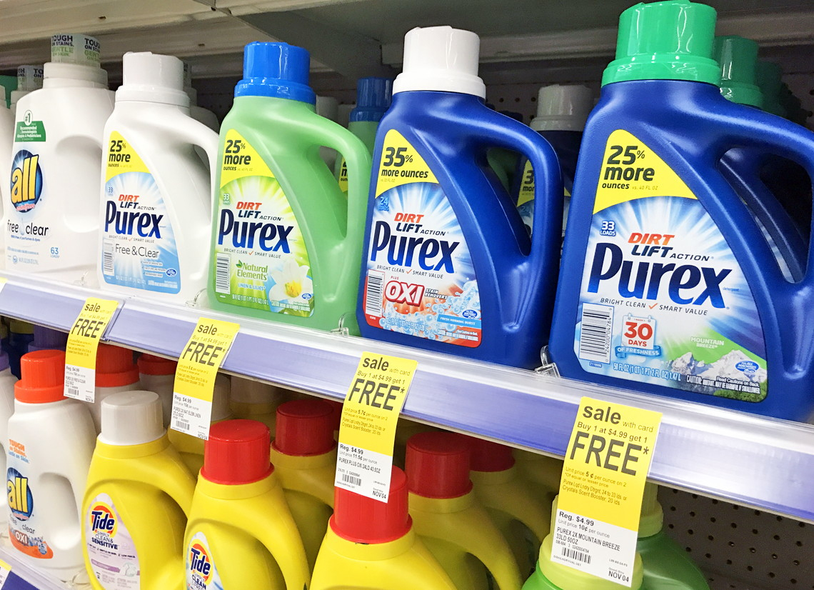 Coupon Reset! Purex Laundry Detergent, Only $2.00 At Walgreens - Free Printable Purex Detergent Coupons