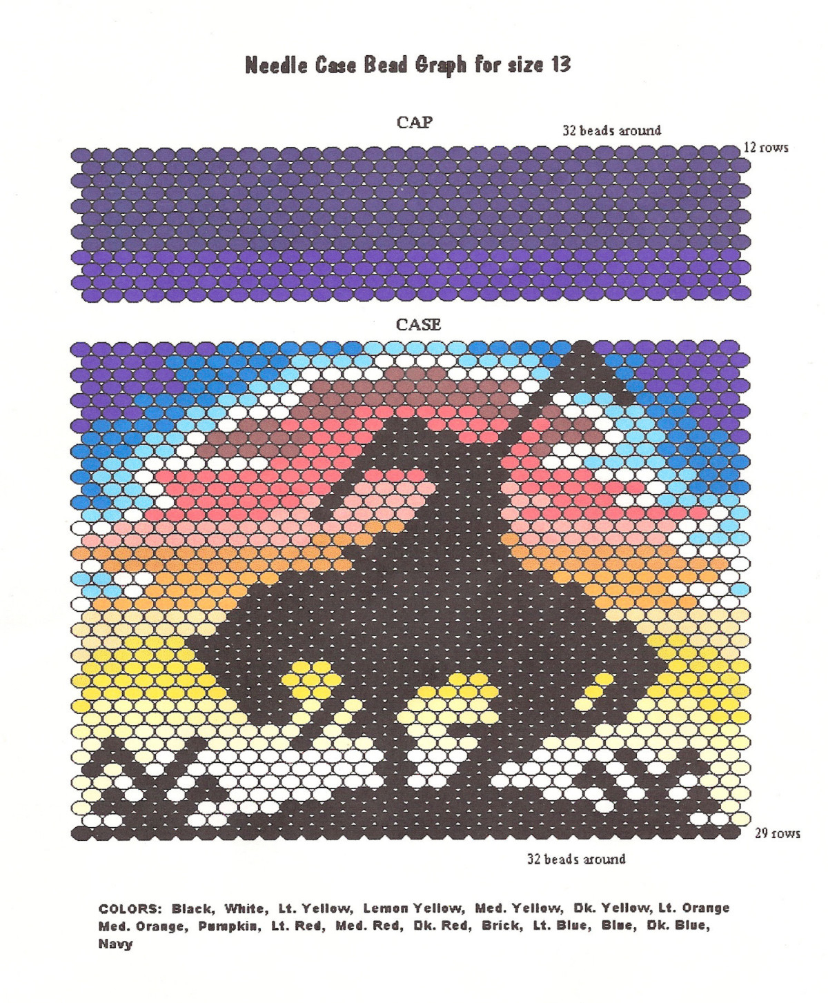 Craft Supplies, Free Beading Patterns. Earth Mother Crafts - Free Printable Bead Loom Patterns