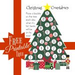 Crafty Christmas Countdown – Free Printable – As They Grow   Christmas Countdown Free Printable