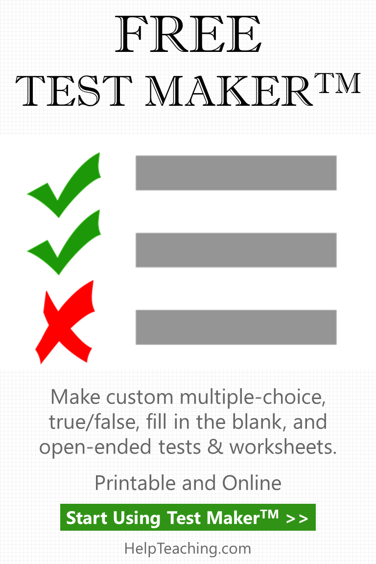 Create Tests Online With Our Free Test Maker For Teachers And - Free Printable Test Maker For Teachers