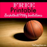 Creating An Interesting Birthday Invitation Templates For Children   Free Printable Basketball Cards