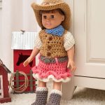 Creative Outfits For 18″ Dolls | Red Heart   Free Printable Crochet Doll Clothes Patterns For 18 Inch Dolls