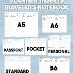 Creative Project Planner Inserts | Free Downloads | Pinterest   Free Printable Traveler's Notebook Inserts