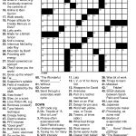 Crossword Puzzle Easy Printable Puzzles For Seniors ~ Themarketonholly   Free Printable Riddles With Answers