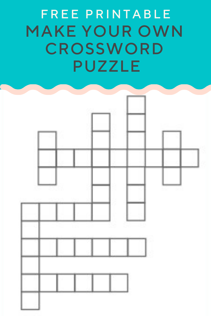 Create A Printable Crossword Puzzle Free Templates Printable Download