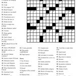 Crosswords Crossword Puzzle Printable For ~ Themarketonholly   Free Printable Word Search Puzzles For High School Students