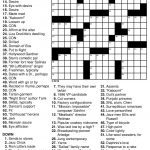 Crosswords Free Fill In Crossword Puzzle Maker ~ Themarketonholly   Free Printable Fill In Puzzles