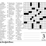 Crosswords Sunday Crossword Puzzle Printable ~ Themarketonholly   Free La Times Crossword Printable
