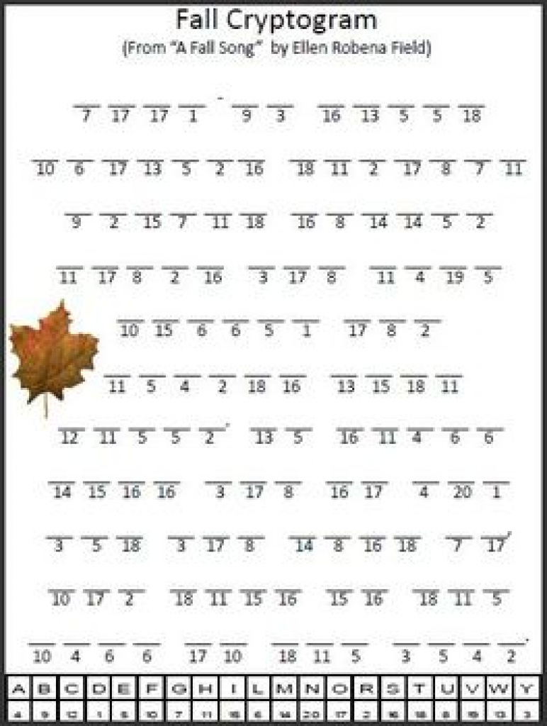 Cryptogram Teaching Resources | Teachers Pay Teachers Pertaining To - Free Printable Cryptograms