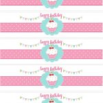 Cupcake Birthday Party With Free Printables | Diy Birthday Party   Free Printable Labels For Bottles