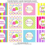Cupcake Toppers Template   Natashamillerweb   Cupcake Flags Printable Free