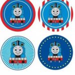 Cupcake Tops Favor Box … | Jace's 3Rd B Day | Pinte… For Free   Free Printable Thomas The Train Cupcake Toppers