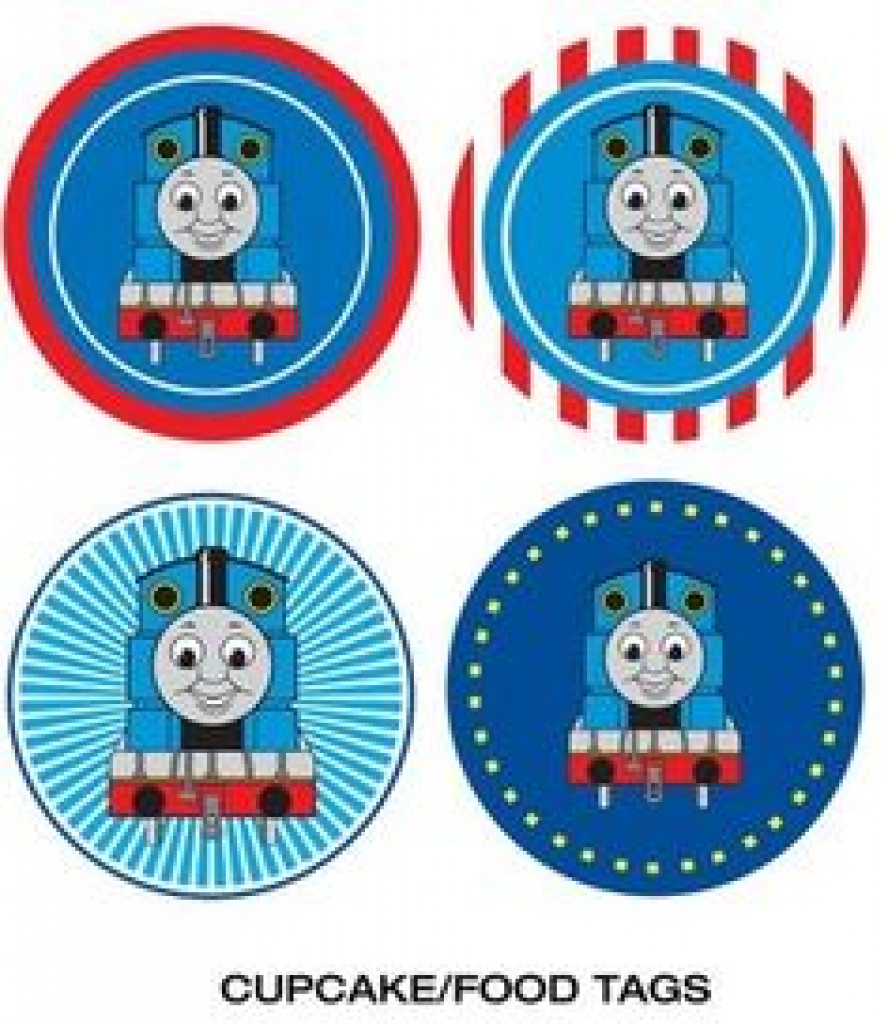 Cupcake Tops Favor Box … | Jace&amp;#039;s 3Rd B Day | Pinte… For Free - Free Printable Thomas The Train Cupcake Toppers