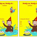 Curious George Birthday Invitations – Birthday Printable | Aiden's   Free Printable Curious George Invitations