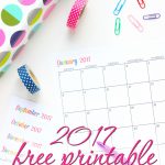 Custom Editable Free Printable 2017 Calendars   Sarah Titus   Free Printable Planner 2017 2018
